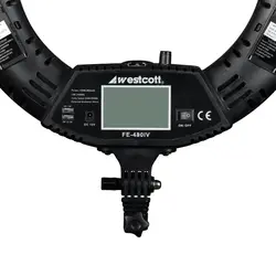 رينگ لايت وسکات Ring Light 480 IV ( 45 سانتی متر 100 وات) همراه با سه پایه (داخل کیف)