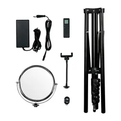 رينگ لايت وسکات Ring Light 480 IV ( 45 سانتی متر 100 وات) همراه با سه پایه (داخل کیف)