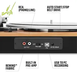 گرامافون بیسیم مارلی Marley Stir It Up Wireless EM-JT002_SB
