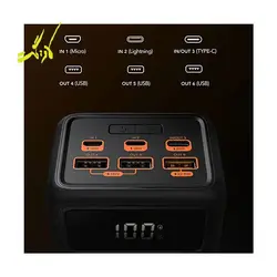 پاوربانک کمپینگ وگر مدل VEGER Tank Lite 50000mAh 22.5W Camping Power Bank