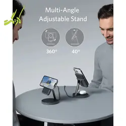 استند و پاوربانک وایرلس انکر Anker 633 Magnetic Wireless Charger MagGo B25A72