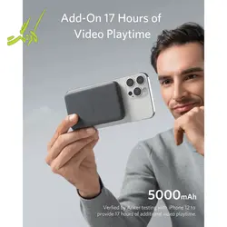 استند و پاوربانک وایرلس انکر Anker 633 Magnetic Wireless Charger MagGo B25A72