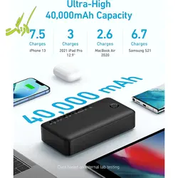 پاوربانک 40 هزار میلی آمپر انکر Anker PowerBank 347 PowerCore 40K A1377