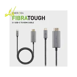 کابل USB-C به HDMI انرجیا Energea FibraTough با طول 2 متر