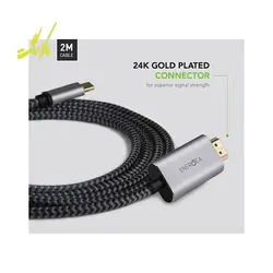 کابل USB-C به HDMI انرجیا Energea FibraTough با طول 2 متر