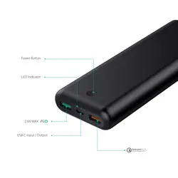 پاوربانک 20000mAh آکی Aukey PB-XN20