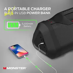 اسپیکر بلوتوث مانستر Monster Blaster 3.0