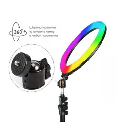رینگ لایت YQ-350 RGB RING LIGHT
