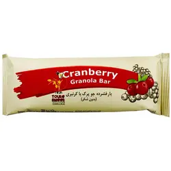گرانولا بار جوپرک با کرنبری بدون شکر ۳۵ گرم تژتوت سوییت – tejh toute sweet