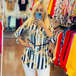 تونیک مجلسی طرح زنجیری