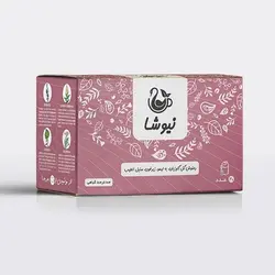 دمنوش گل گاوزبان نیوشا به لیمو زیرفون سنبل الطیب 20 عددی