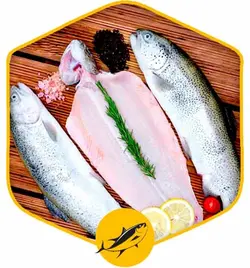 ماهی قزل آلا پاک شده