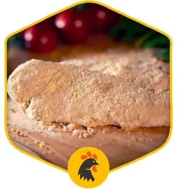 شنیتسل سینه مرغ آرد گندم