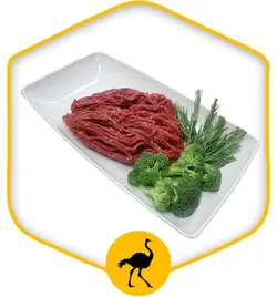 گوشت چرخکرده شترمرغ