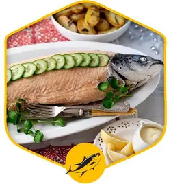 ماهی قزل آلا سالمونی کبابی