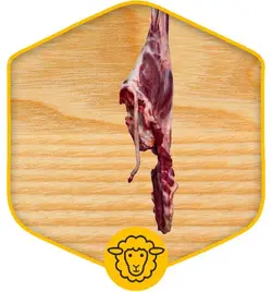 ران گوسفندی همراه باقلوه گاه(نیم شقه ران)