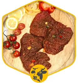 بیفتک گوساله کبابی(مرینیت شده)