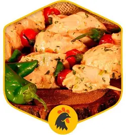 جوجه کباب سیر و کره