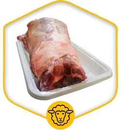 گردن گوسفندی پاک نشده