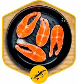 استیک ماهی سالمون نروژی(حلقه ای)