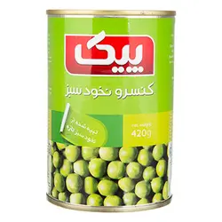 کنسرو نخود سبز پیک