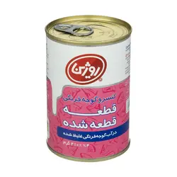 کنسرو گوجه فرنگی قطعه قطعه شده