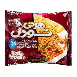 نودالیت هاتی با چاشنی گوشت