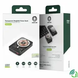 پاور بانک MAGESAFE گرین لاین مدل Transparent با ظرفیت 10000mAh - داتیس مارکت