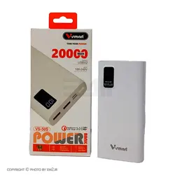 پاوربانک وی اسمارت مدل Vs50 ظرفیت 20000 میلی‌آمپر ساعت