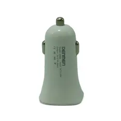 شارژر فندکی دنمن مدل Dz06 دو پورت همراه با کابل MicroUsb