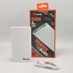 پاوربانک وی اسمارت مدل Vs51 ظرفیت 10000 میلی‌آمپر ساعت