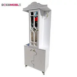 جاکفشی رختکن ایستاده آینه دار پازلی