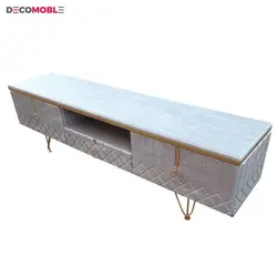 میز تلویزیون دکومبل مدل پایه فلزی ونیز