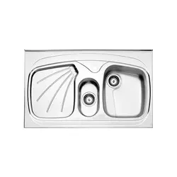 سینک روکار استیل البرز مدل 610/60 | دکوراسین