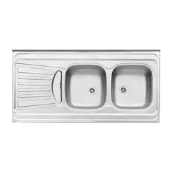 سینک روکار استیل البرز مدل 260/60 | دکوراسین