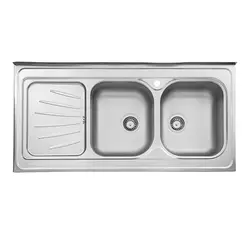 سینک روکار استیل البرز مدل 214 | دکوراسین