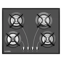 گاز رومیزی ایلیا استیل مدل G 402 | دکوراسین