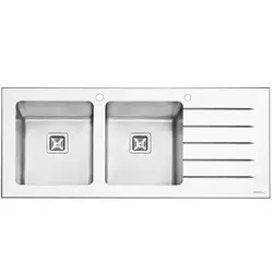 سینک شیشه‌ای ایلیا استیل مدل 8033 | دکوراسین