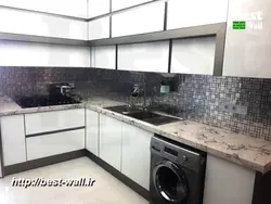 بین کابینتی نقره ای خشدار نگین دار 781