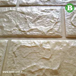 دیوارپوش فومی آجری رنگ کرم ایرانی