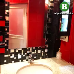 بین کابینتی مشکی نقره ای نگین دار 783