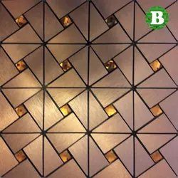 بین کابینتی مثلثی نگین دار برنز