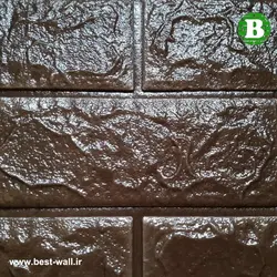 دیوارپوش فومی آجری قهوه ای ایرانی