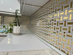 کابینتی سفید طلایی کد R1081