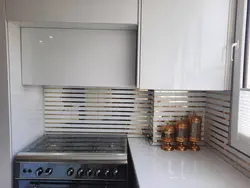 بین کابینتی سفید طلایی کیت کا L123