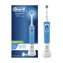 مشخصات، قیمت و خرید مسواک برقی اورال-بی مدل مدل Vitality 100 Cross Action - دل‌ استایل
