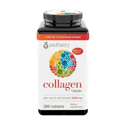 قیمت و خرید قرص کلاژن تقویت مو، ناخن و بدن یوتئوری مدل Collagen + Biotin بسته 390 عددی - دل‌ استایل