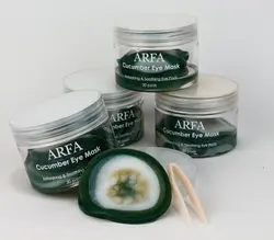 پک دو عددی ماسک دورچشم خیار Arfa
