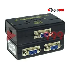 کی وی ام سوئیچ دو پورت VGA کی نت پلاس مدل KPM۹۰۲۱