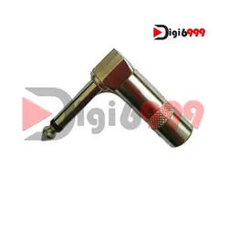 فیش میکروفون جک 6.5 میلیمتری 90 درجه